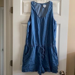 Old Navy size XL Jean romper